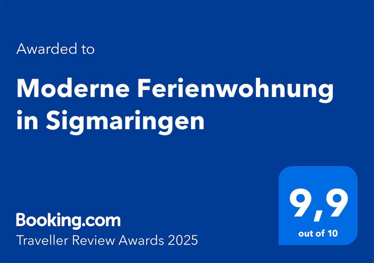 Moderne Ferienwohnung In Sigmaringen Zewnętrze zdjęcie